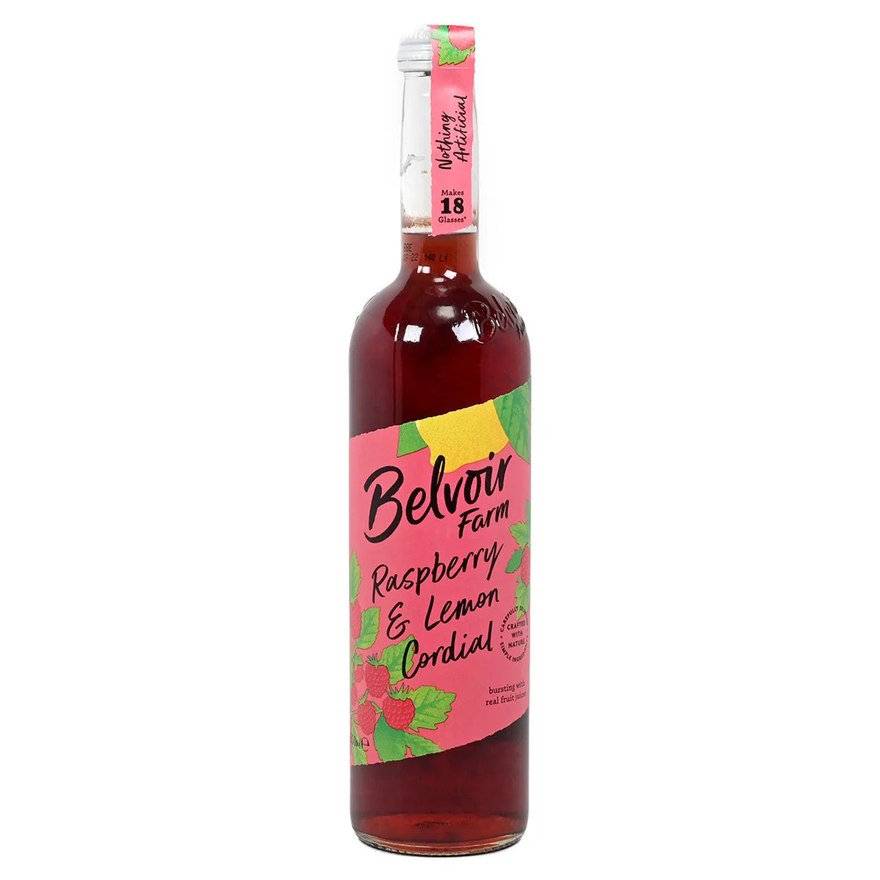 Belvoir Raspberry & Lemon Cordial - 16.9 fl (500ml)