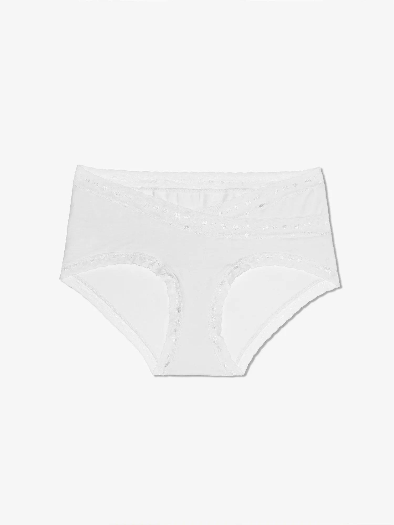 Slip a vita bassa per maternità - Bianco cocco