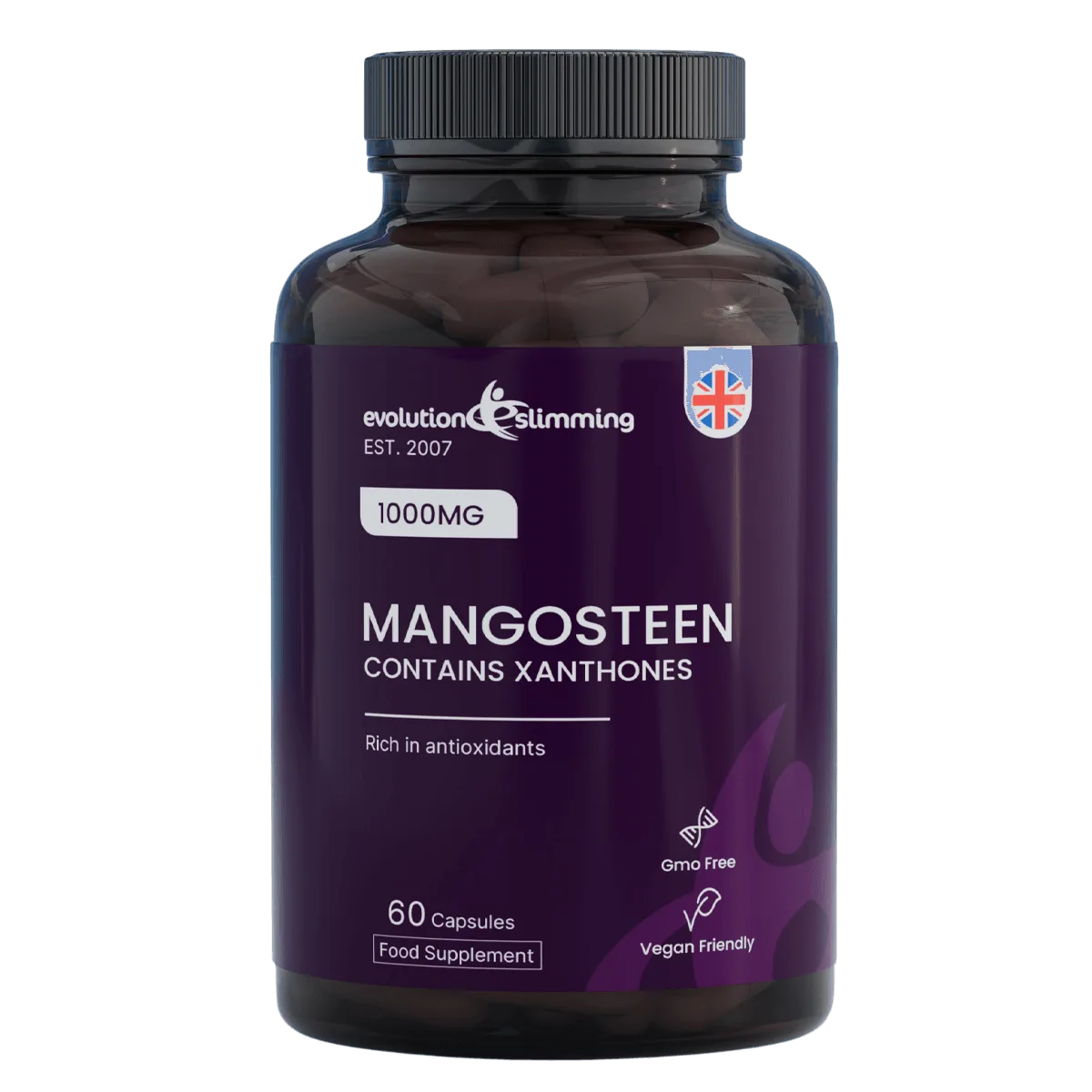 Cápsulas Diarias de Mangostán 500mg | Cuidado Antioxidante y Apoyo Diario