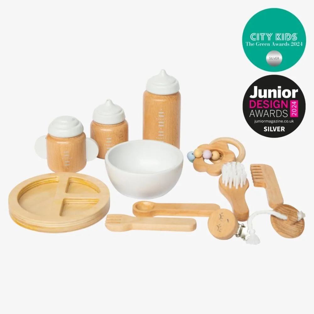 Kit accessori bambola di legno: Cosa contiene e come giocare