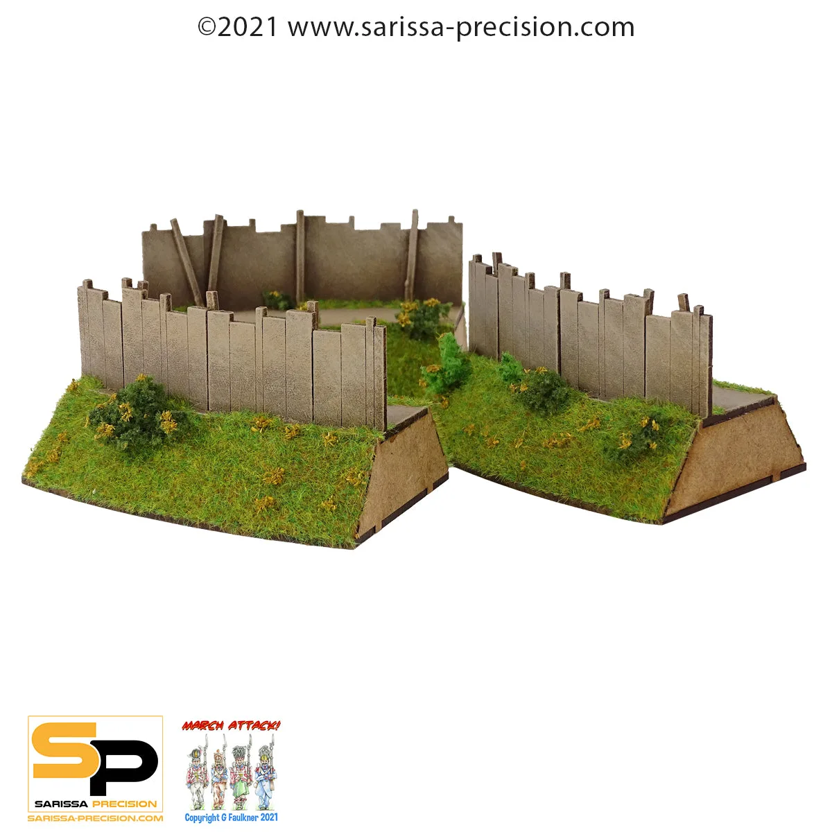 Celt Curved Earth Palisade Walls (3)