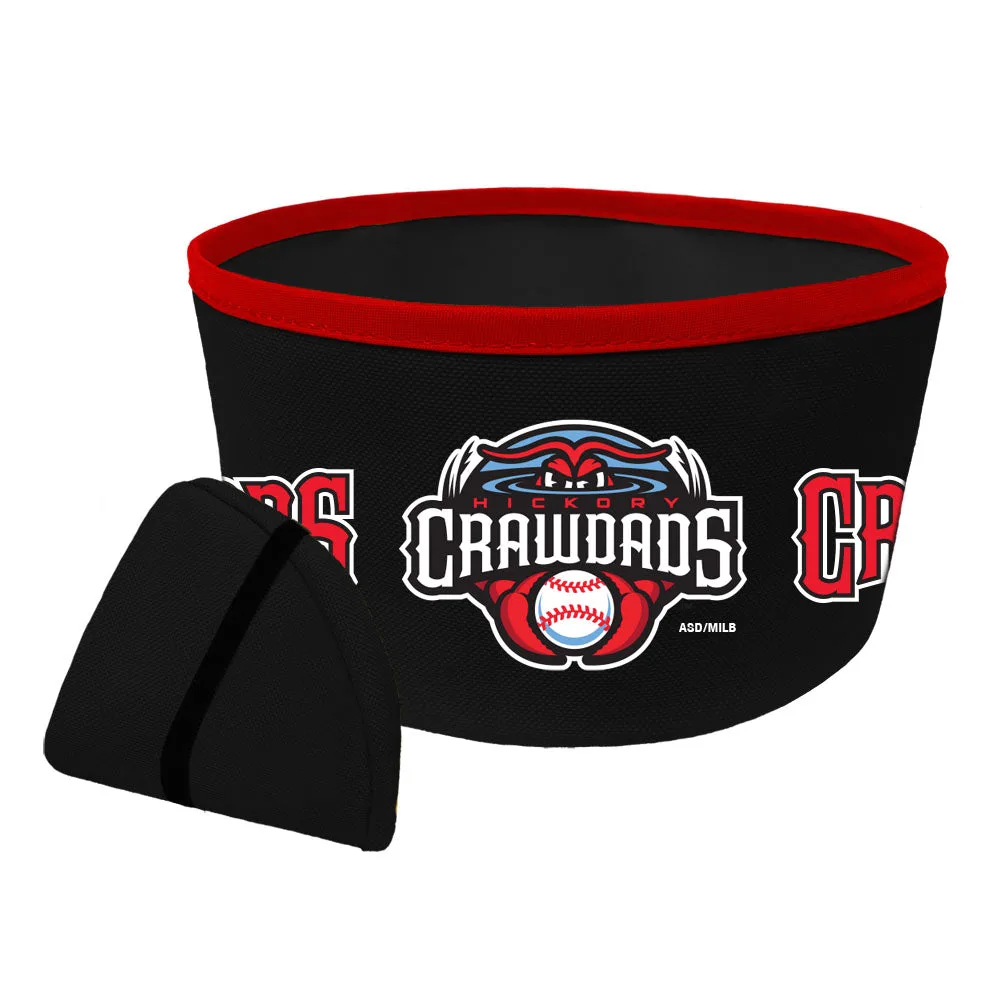 Hickory Crawdads zusammenklappbarer Hundewassernapf