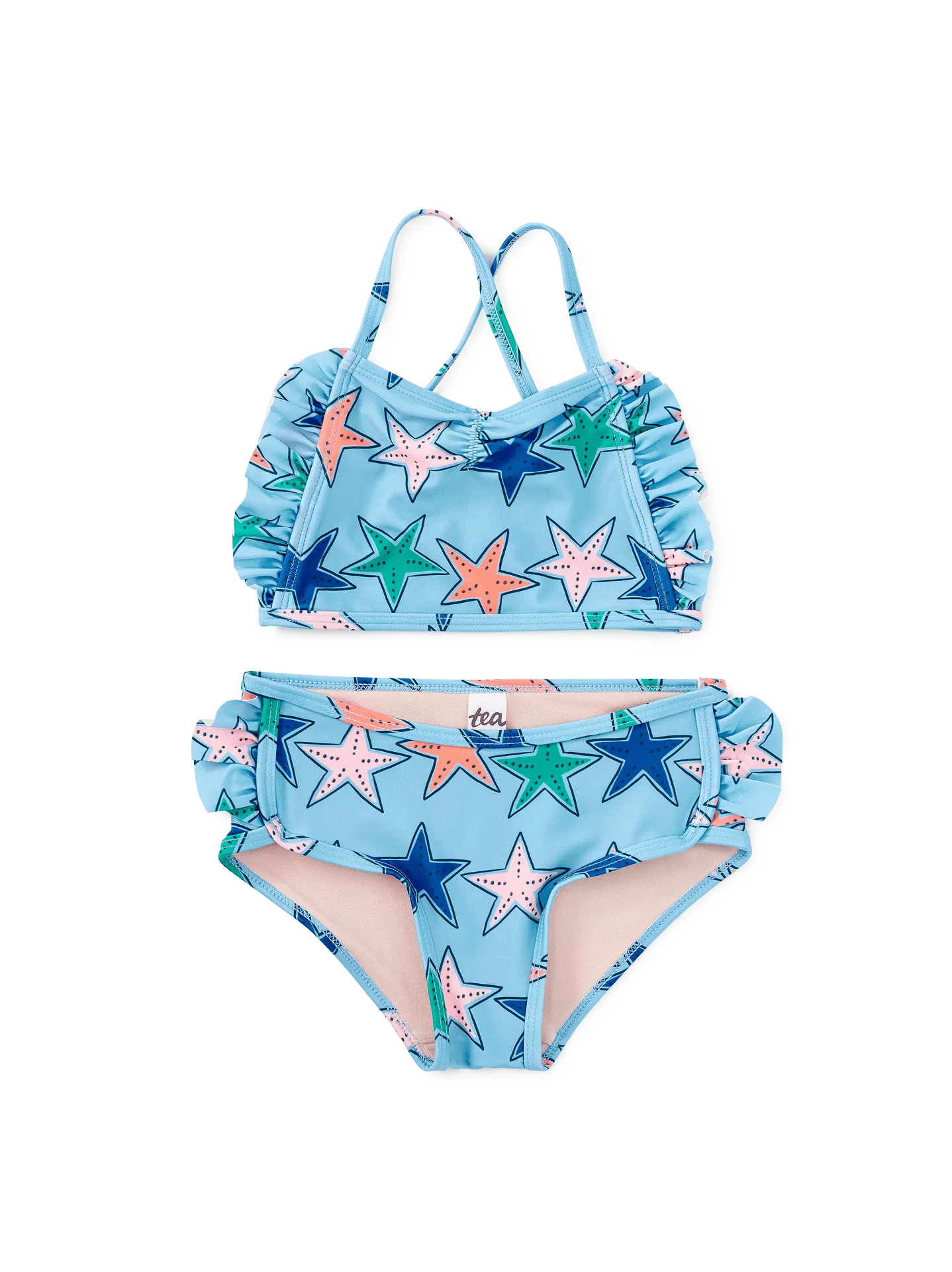Ruffle Two-Piece Swim Set