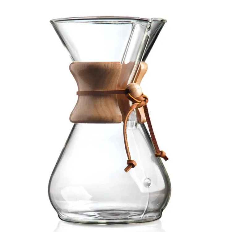 Cómo usar una cafetera Chemex de vertido