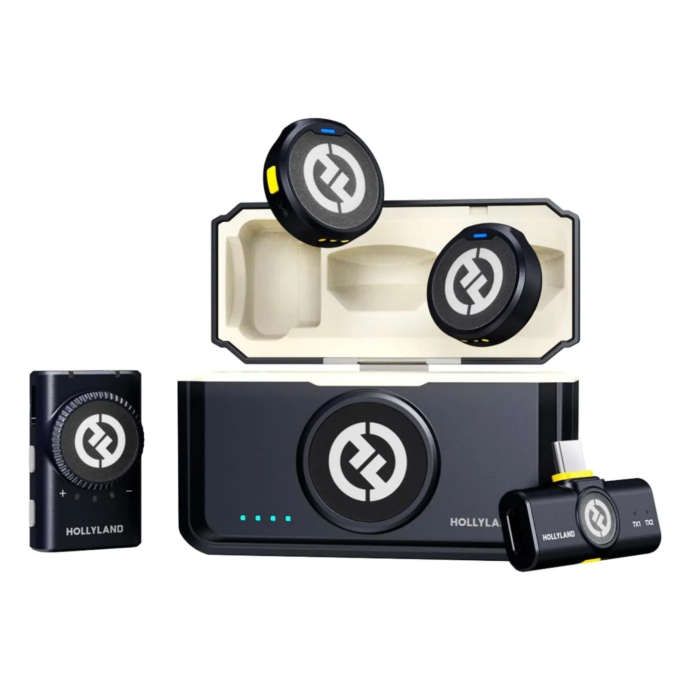 Hollyland LARK M2 Mini Combo 2-Person Wireless Microphone System