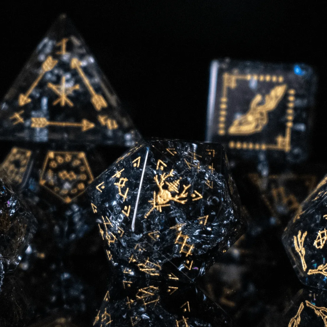 Pre-Order || Wendigo Shattered Glass Dice Set