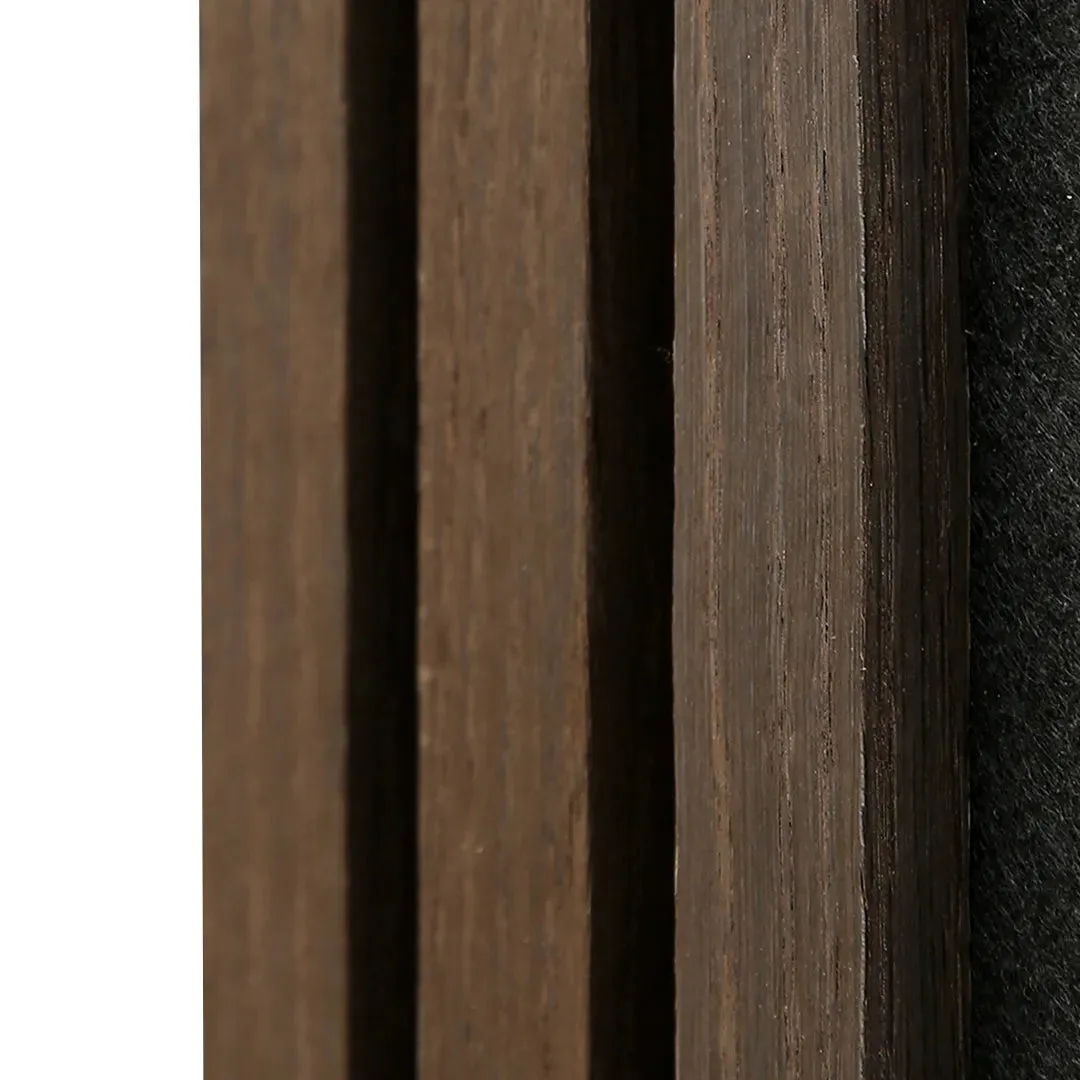 Slat Wall Panel Sample: What Smoked Oak Looks Like