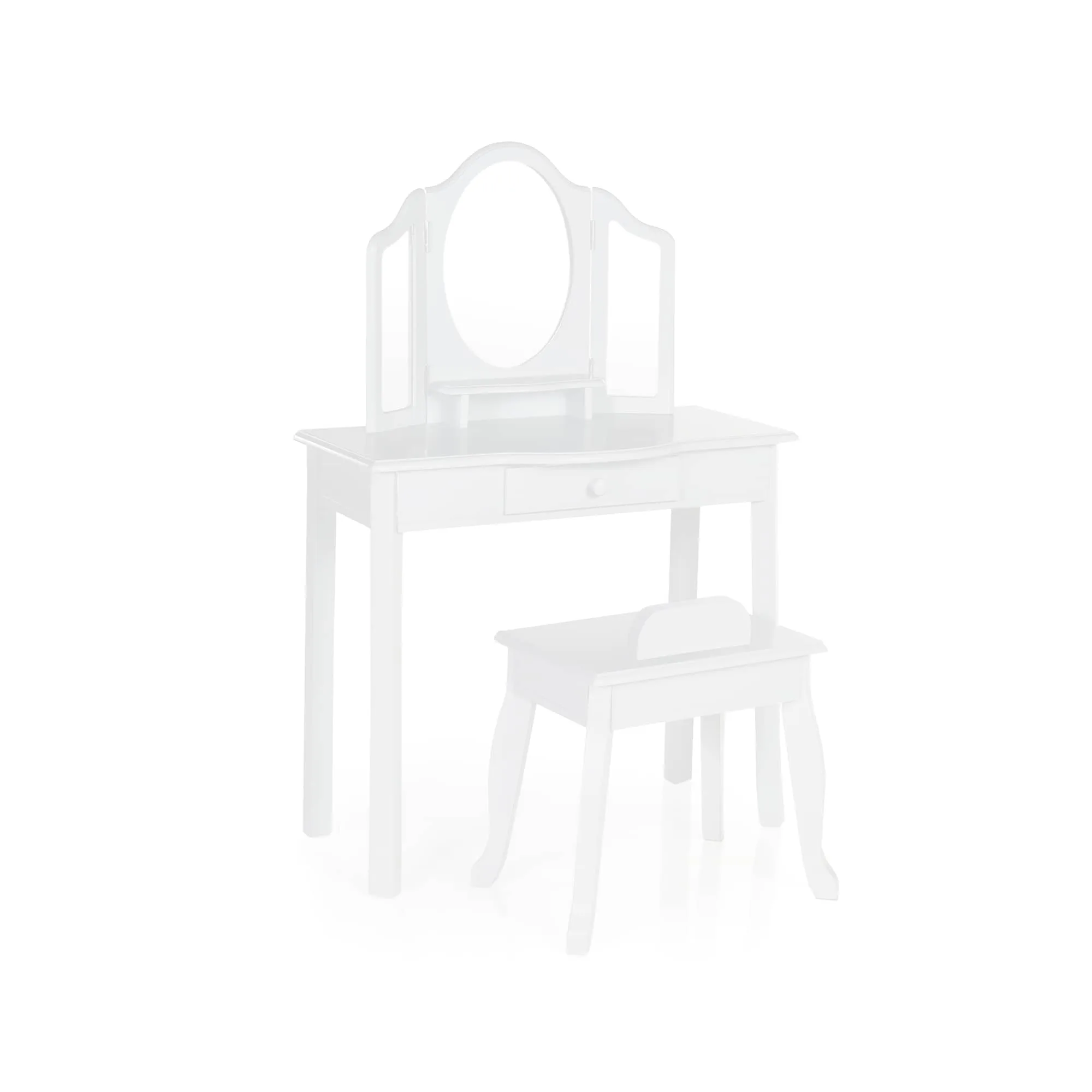 Kids' Vanity and Stool: Boosts Independent Play? Yes, Here's How