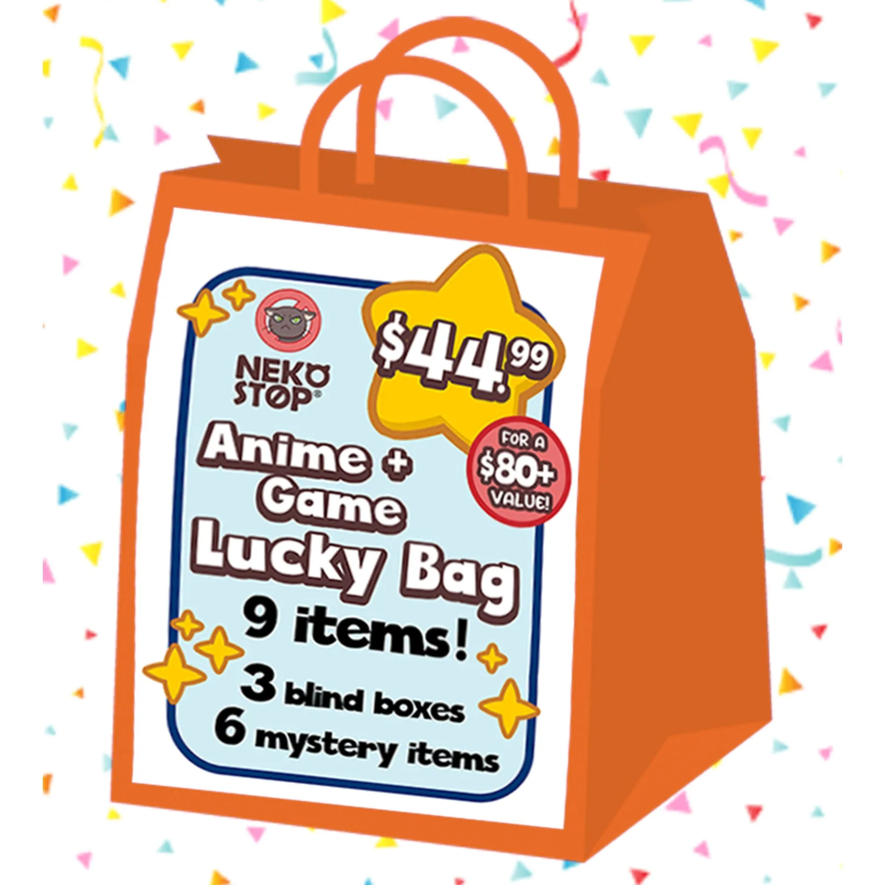 Neko Stop 2026 Anime/ Game Lucky Bag (9 items with value $80 or more)