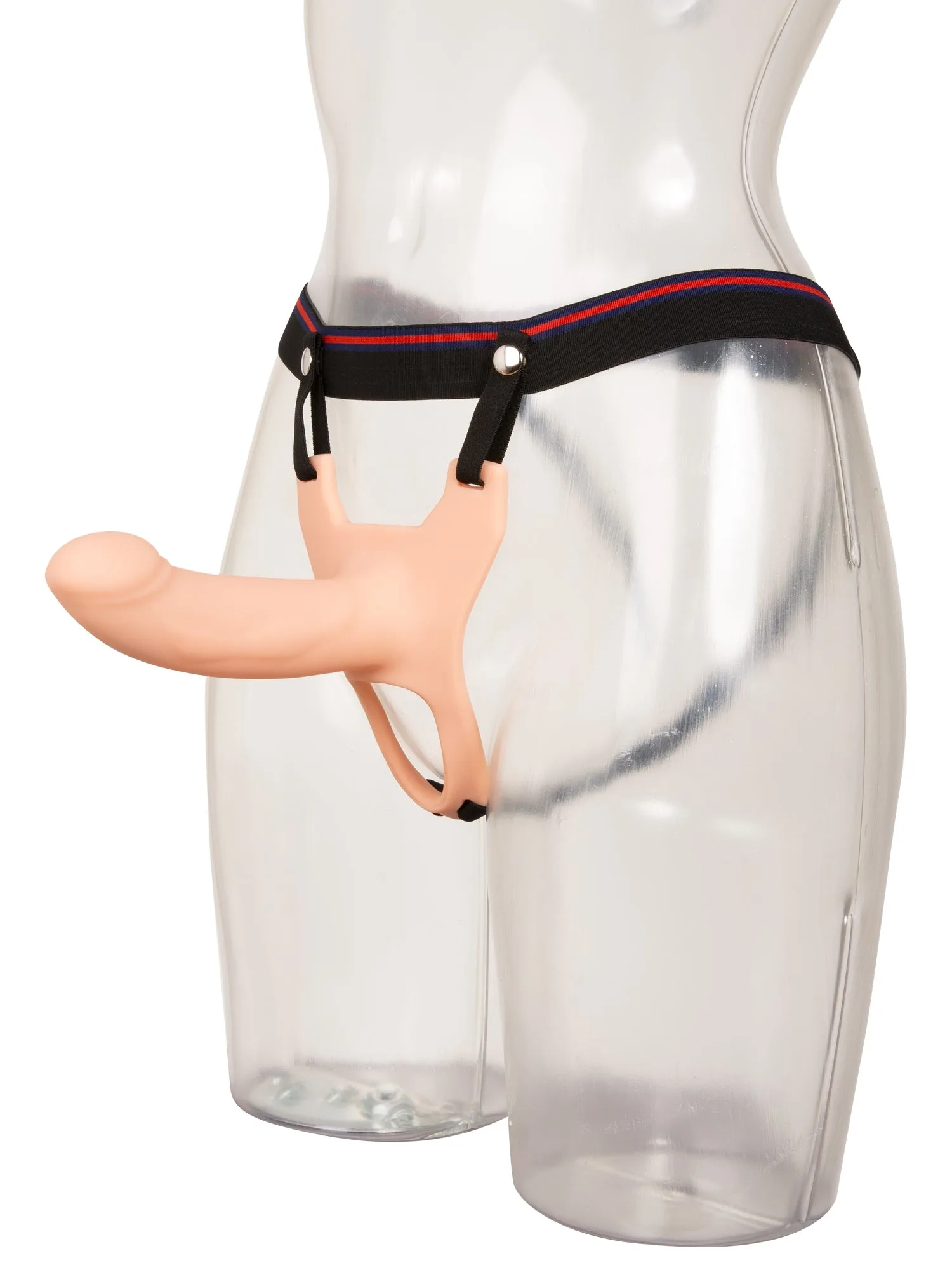 Realistic Silicone Hollow Strap On - One Size
