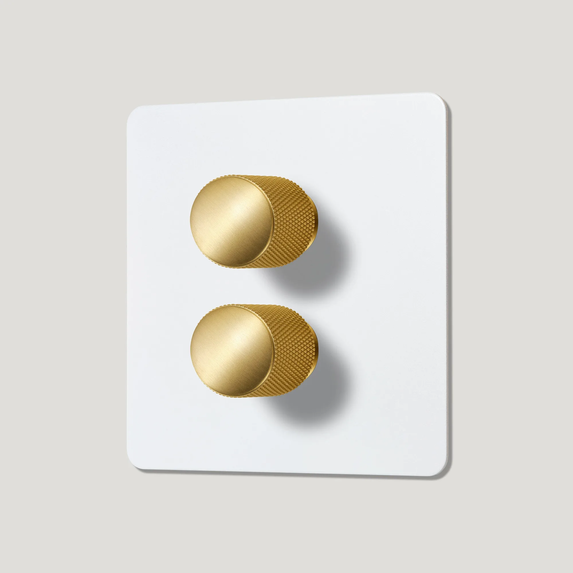 KEPLER 2G Paintable Dimmer Switch - Brass