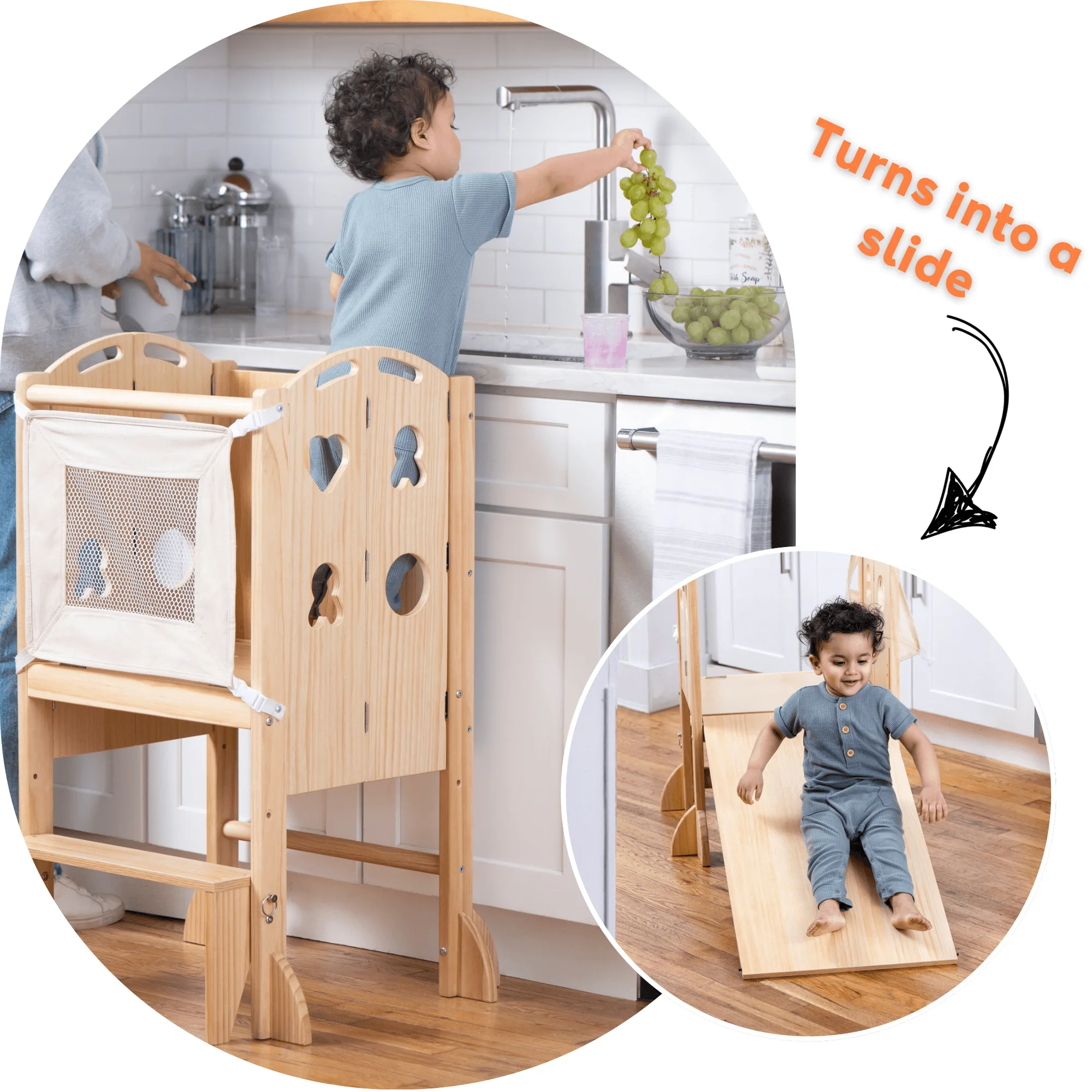 Torre da cucina Laurel 4-in-1 vs sgabello: quale modalità usare?