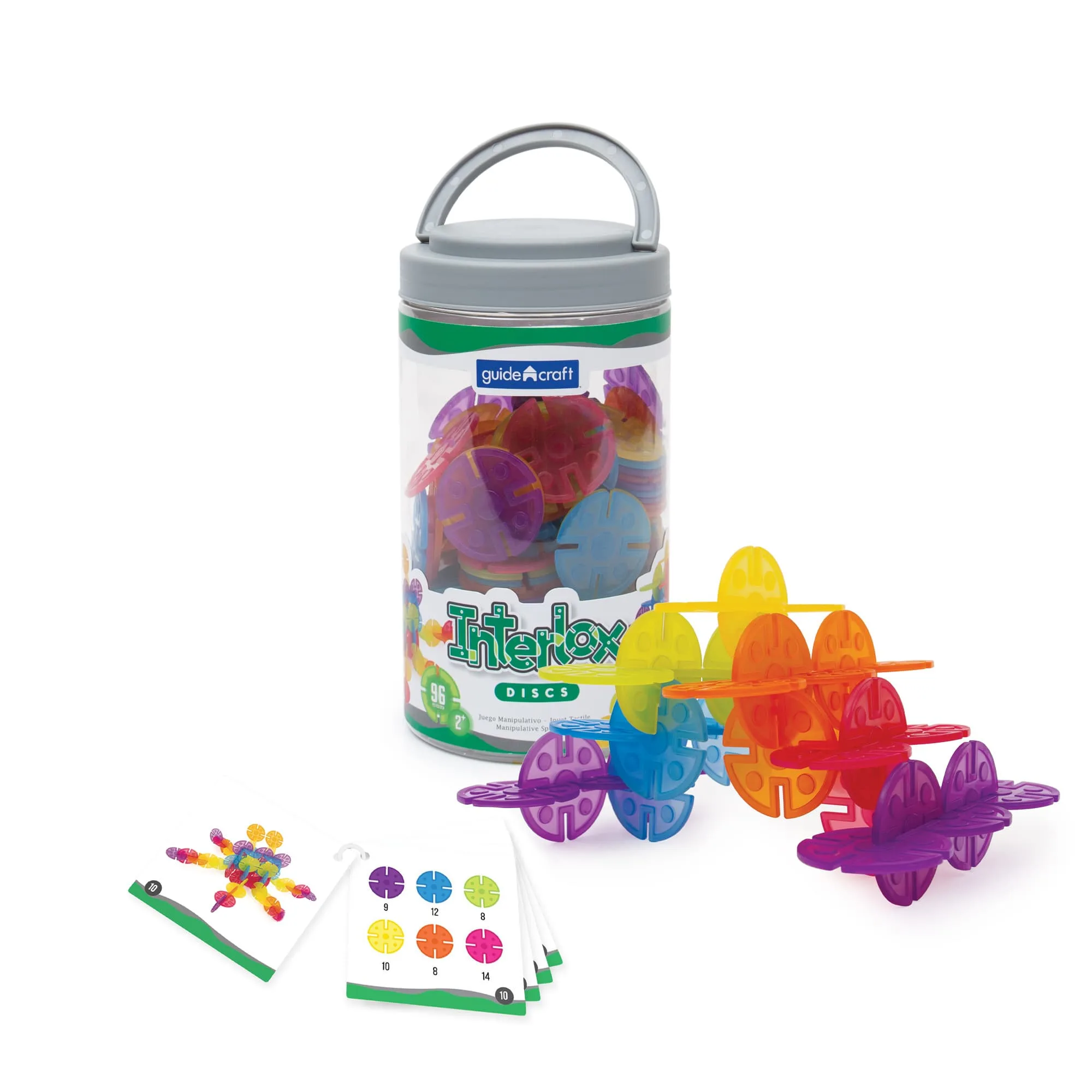 Interlox Discs 96-Piece Set: Creative Building Possibilities