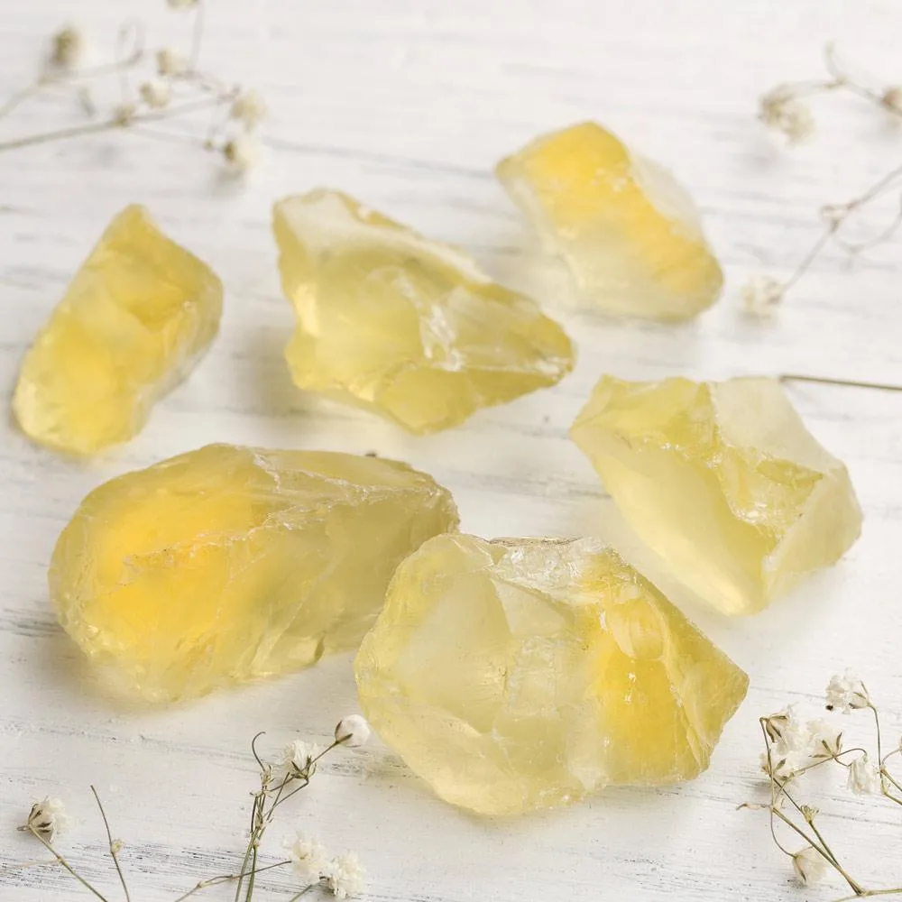 Natural Citrine Raw Crystals