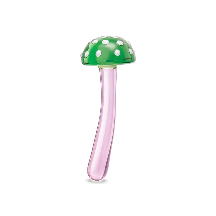 Magic Mushroom 7.5in Glass Dildo