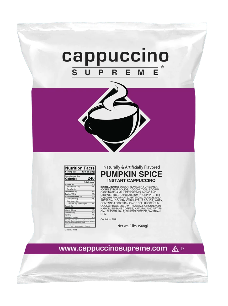 Mezcla de capuchino pumpkin spice: ideas para menús de otoño