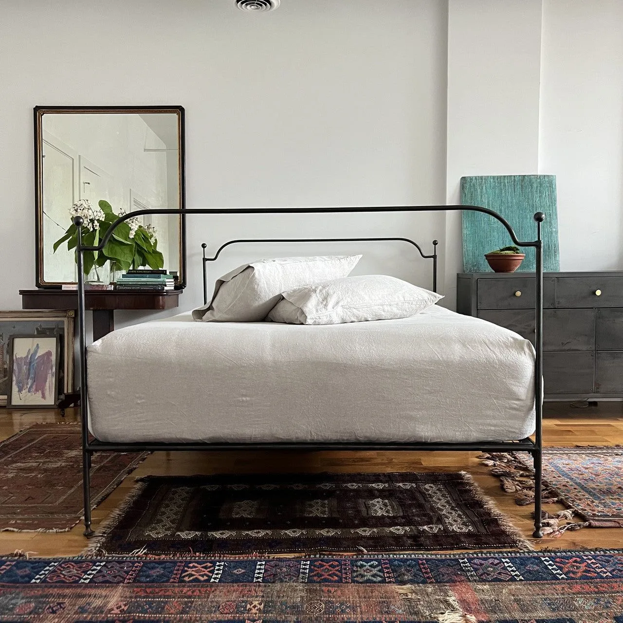 Natural Oatmeal Linen Fitted Sheet