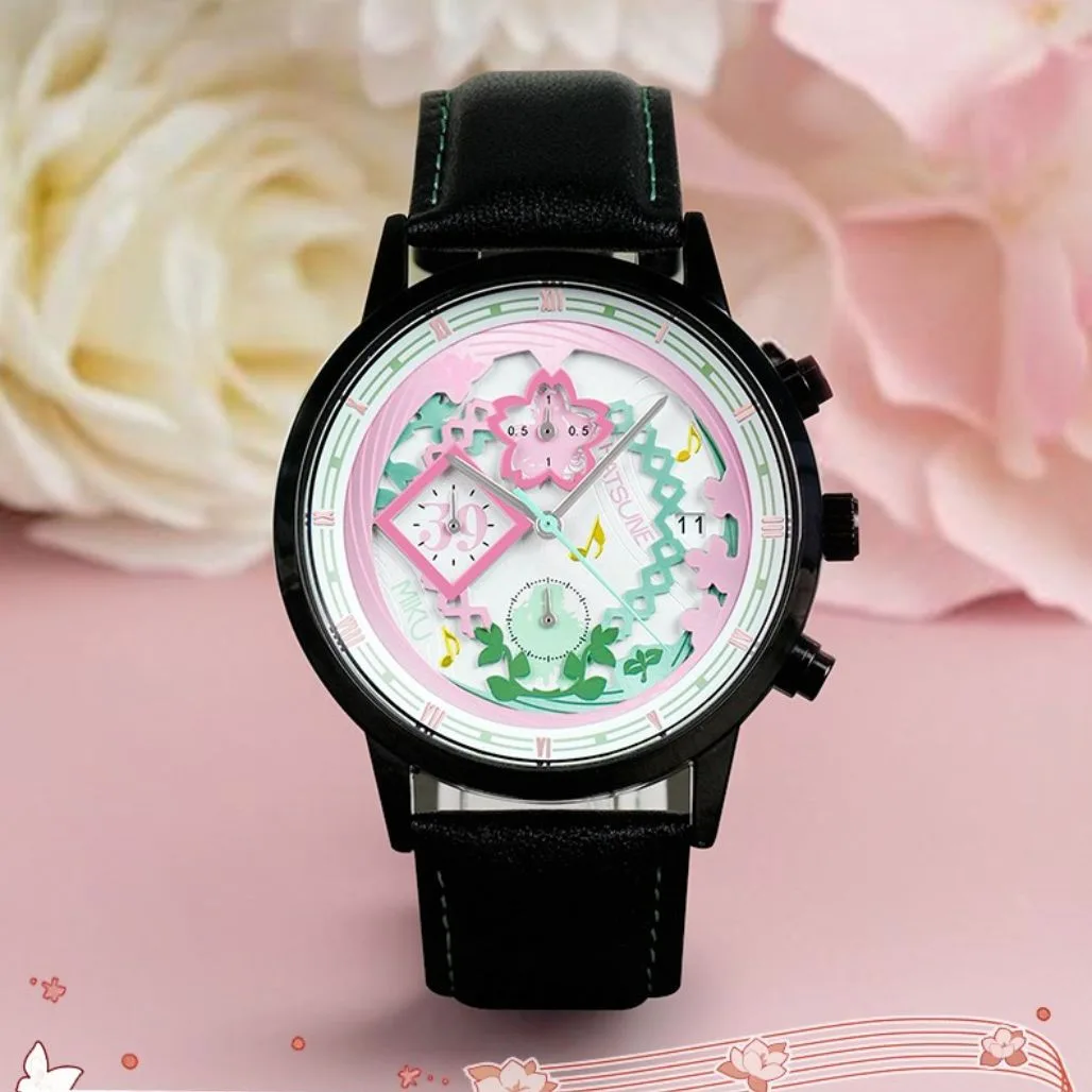 Miku 39 Cherry Blossom Commemorative Watch
