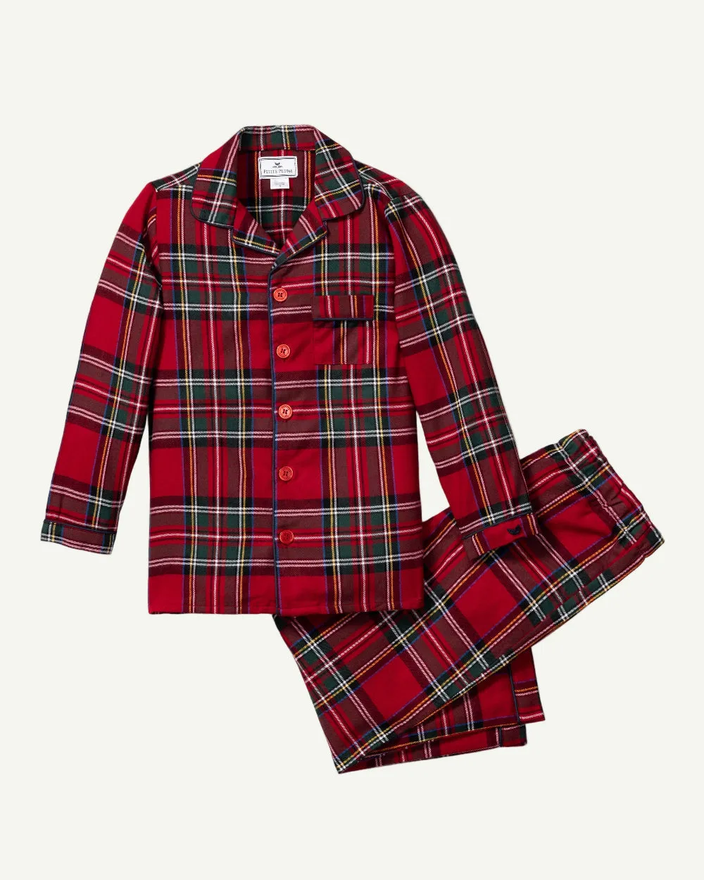 Petite Plume | Kids Pajama Set in Imperial Tartan