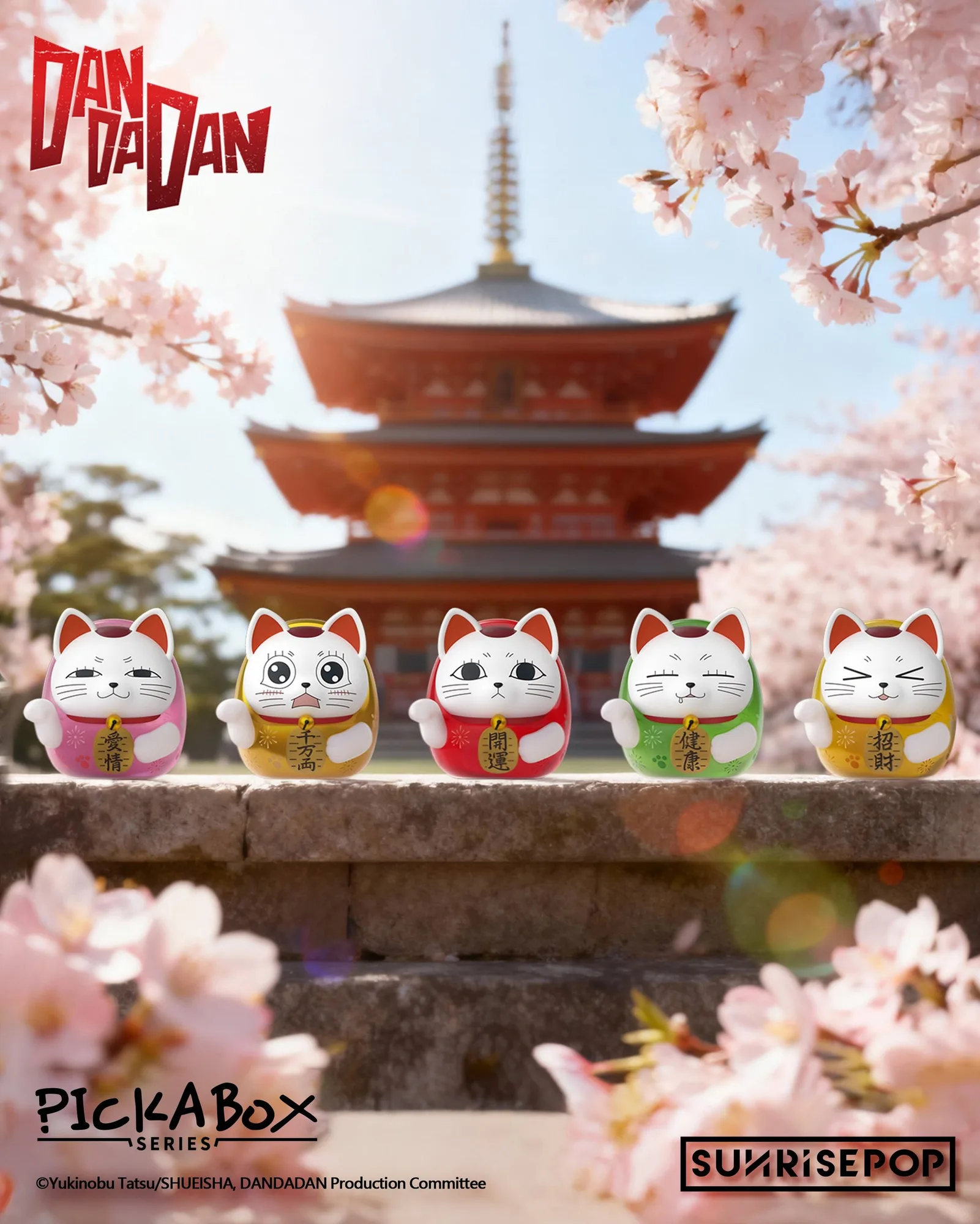 DAN DA DAN Turbo Granny Daruma Gelukskatten Display Ideeën