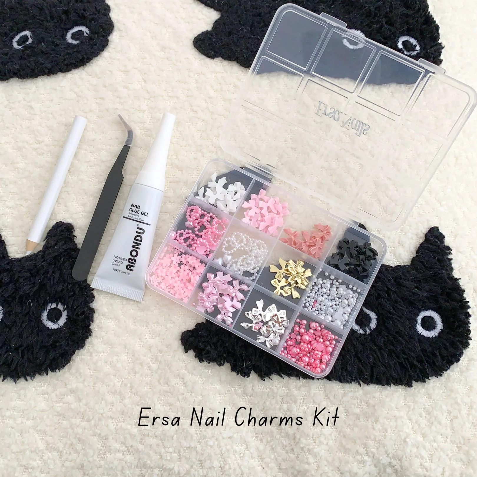 Kit de charms para unhas Ersa