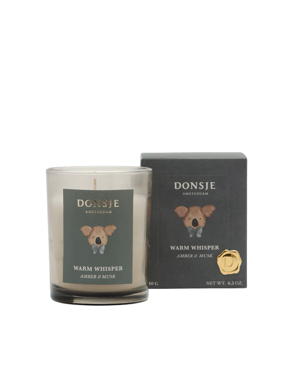 Scented Candle – Warm Whisper | Amber + Musk