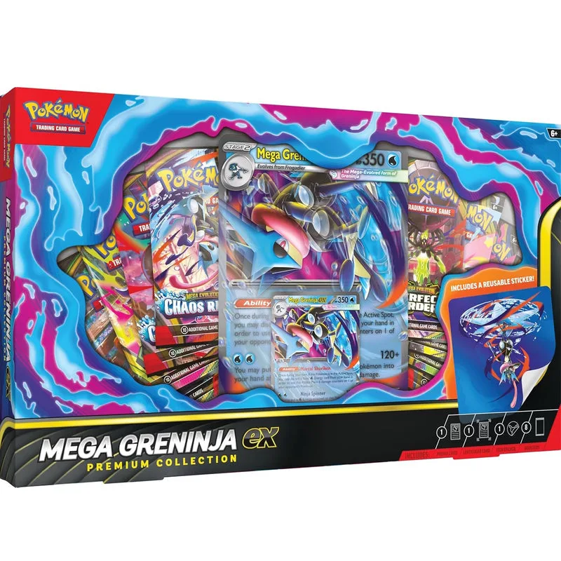 Mega Greninja ex Premium Collection Box im Detail