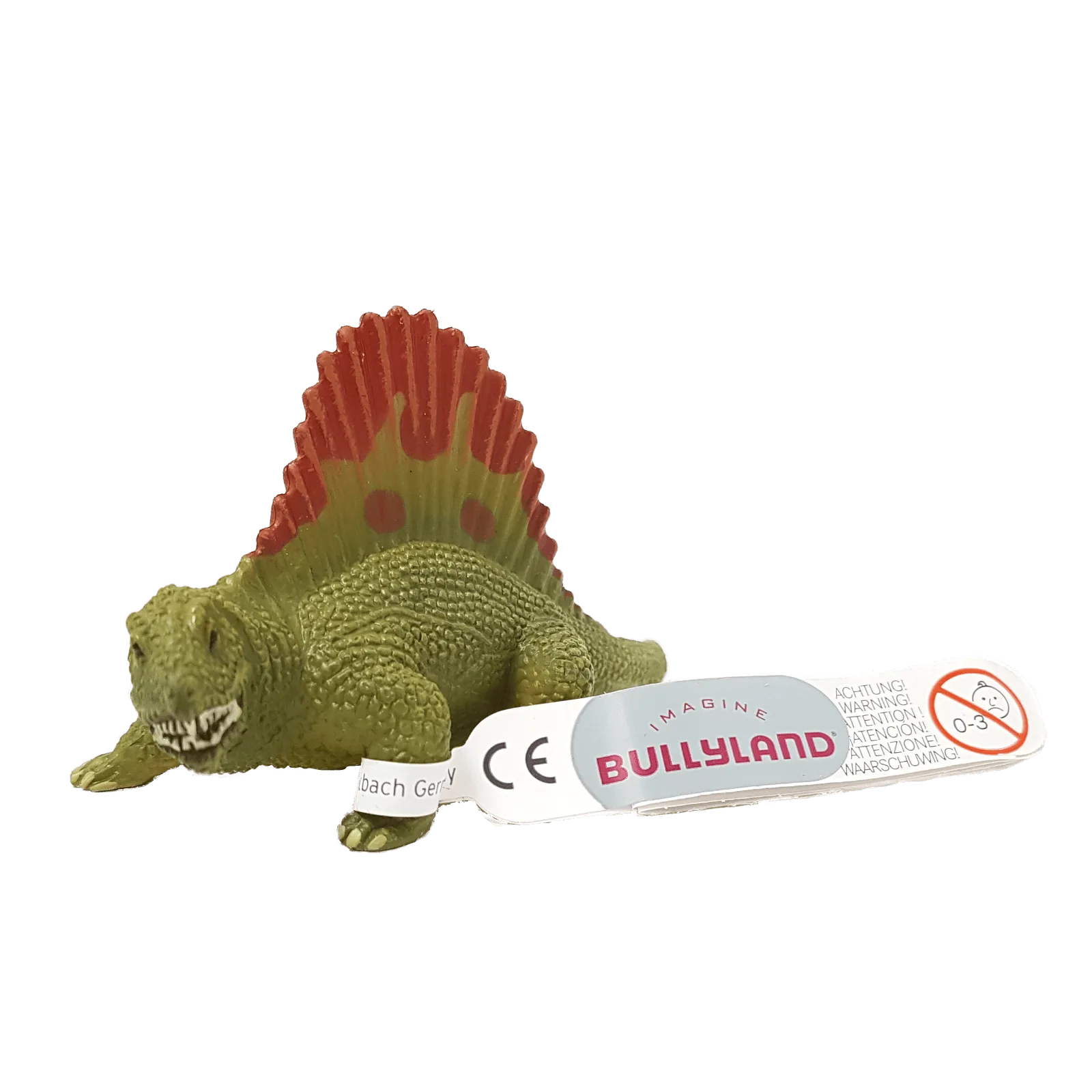 Bullyland Dimetrodon مقارنة مع شخصيات ما قبل التاريخ الأخرى