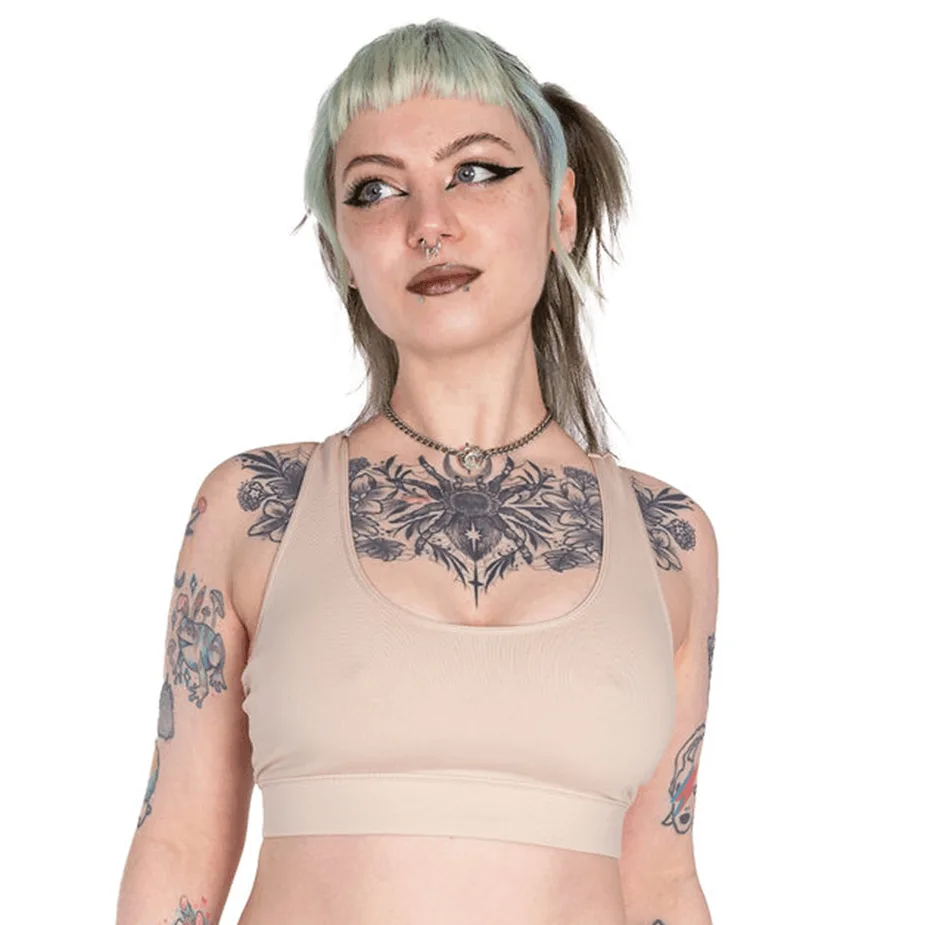 Racerback Bralette - Nude Three