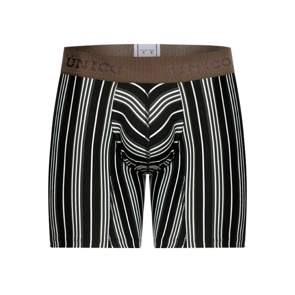 BLACK MID-LENGTH BOXERS LEGANÉS
