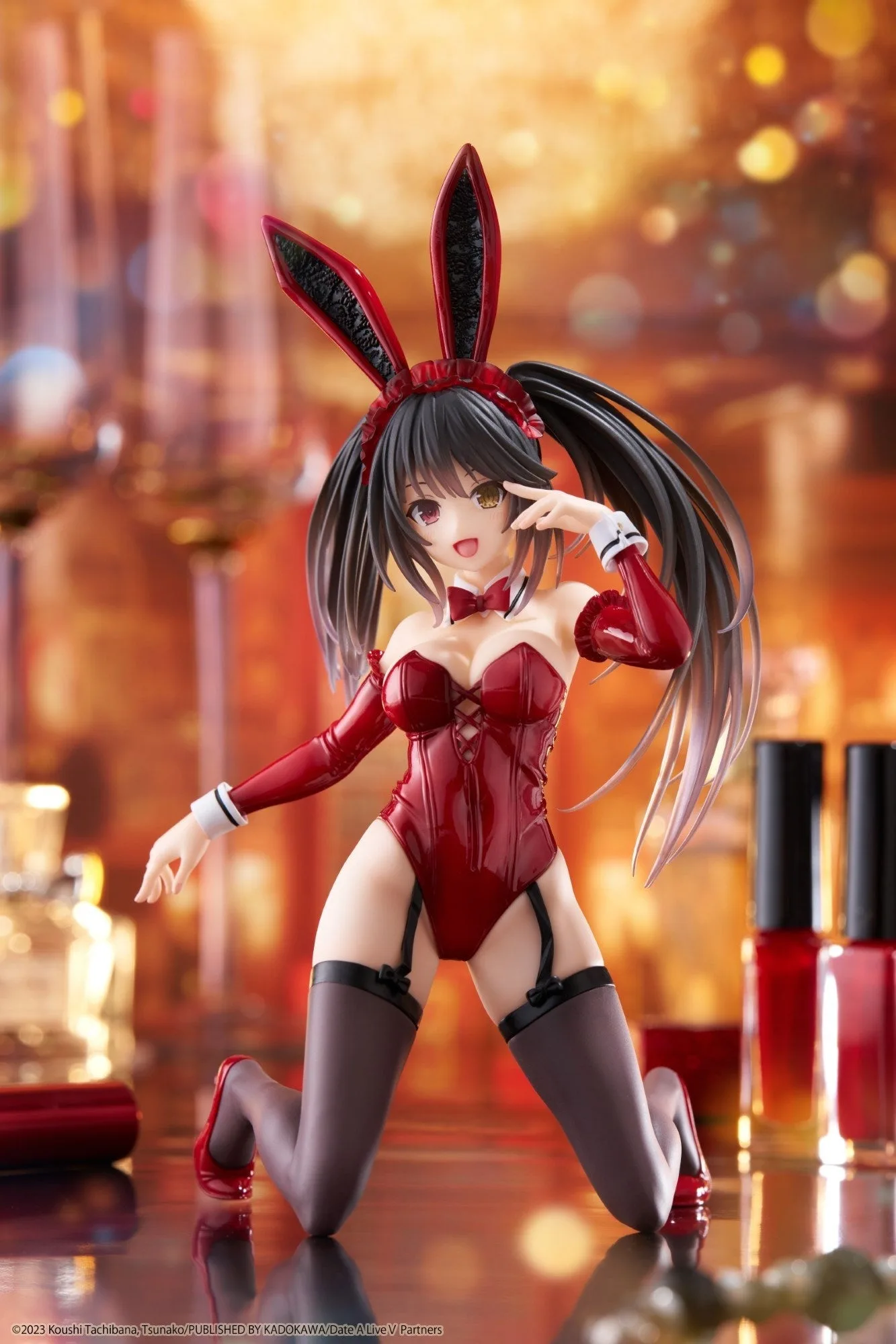 Date A Live V Kurumi Tokisaki Desktop Cute Figure Bunny Ver.