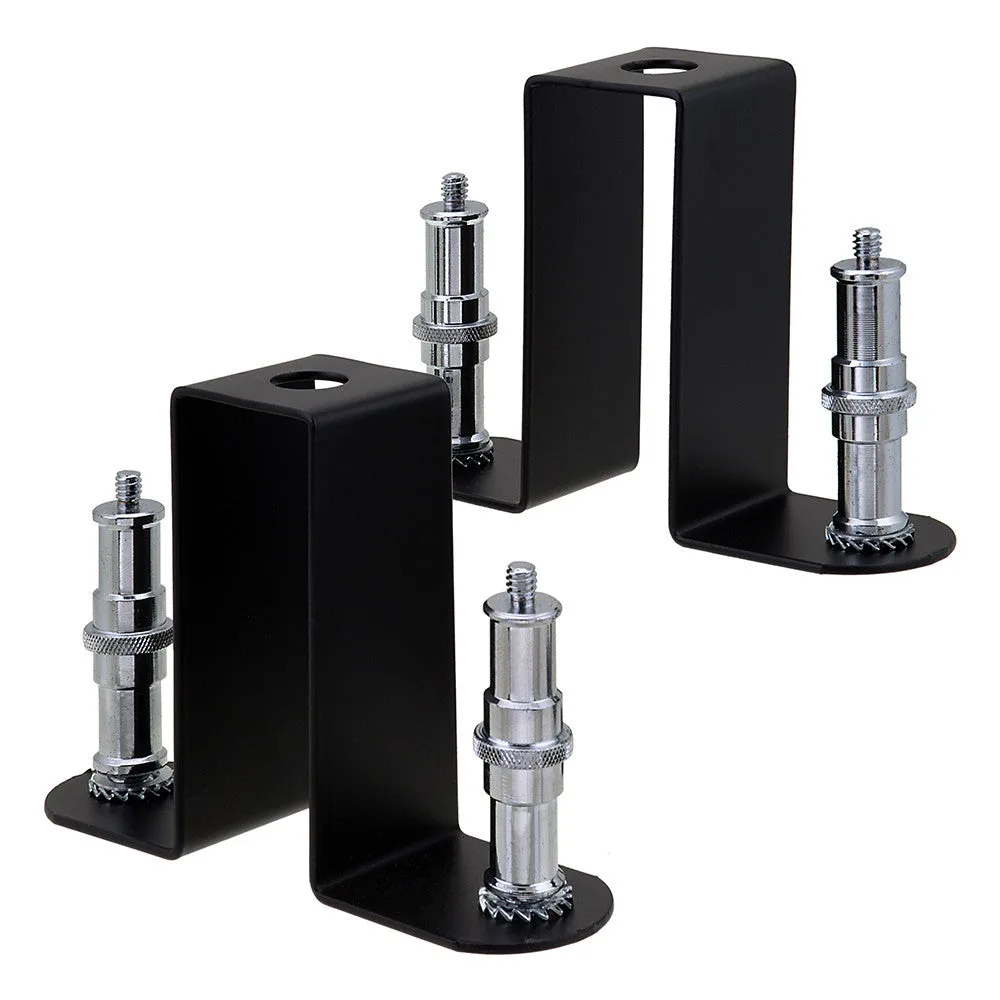Configuración de un sistema de soporte triple para fondos en fotografía de estudio