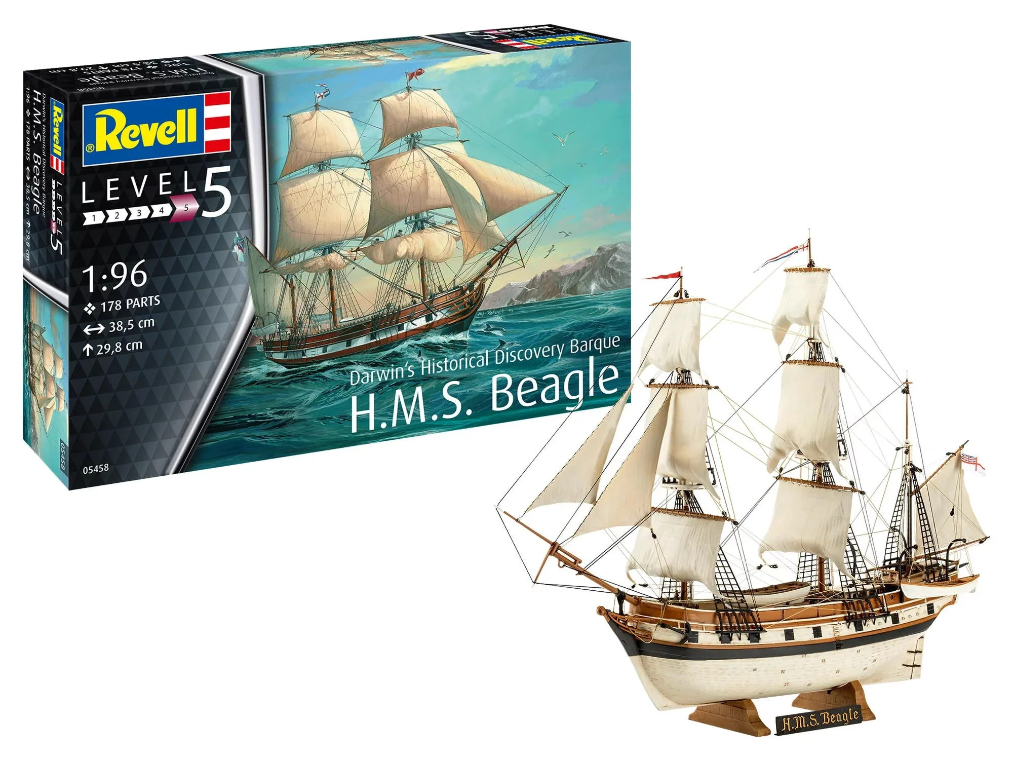 HMS Beagle Modellbausatz: Inhalt und Bauanleitung