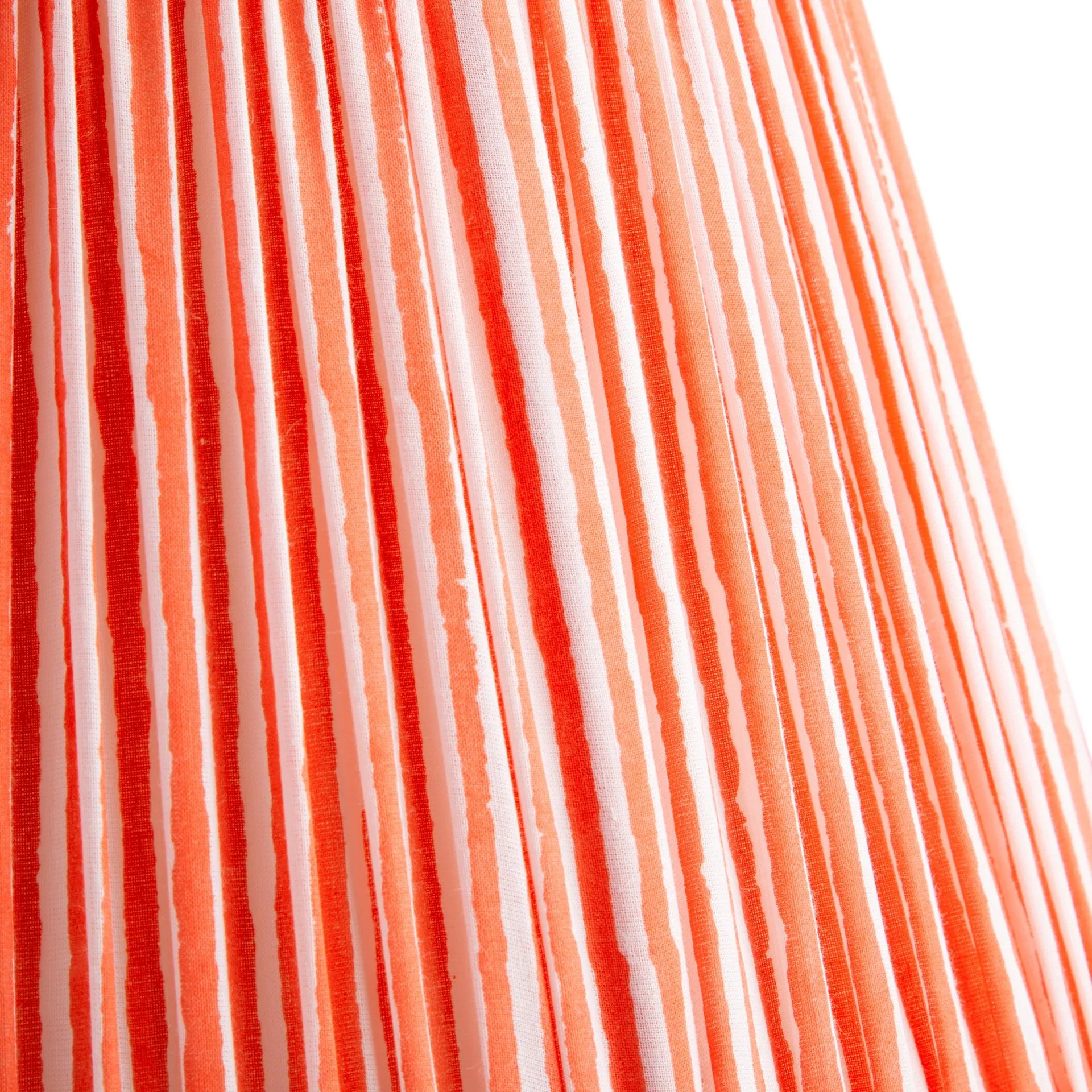 35cm straight empire shade in coral chalk stripes