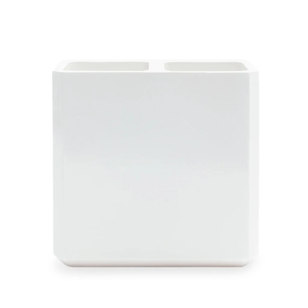 Alpine White Bath Accessories, Toothbrush Holder