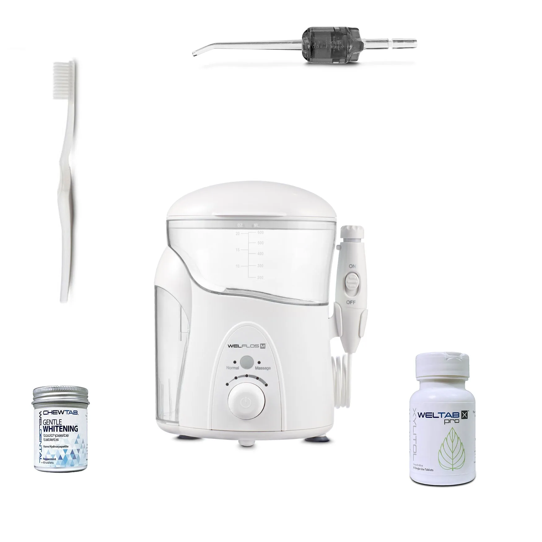 Water Flosser With Weltip Infuser Tip Complete Set