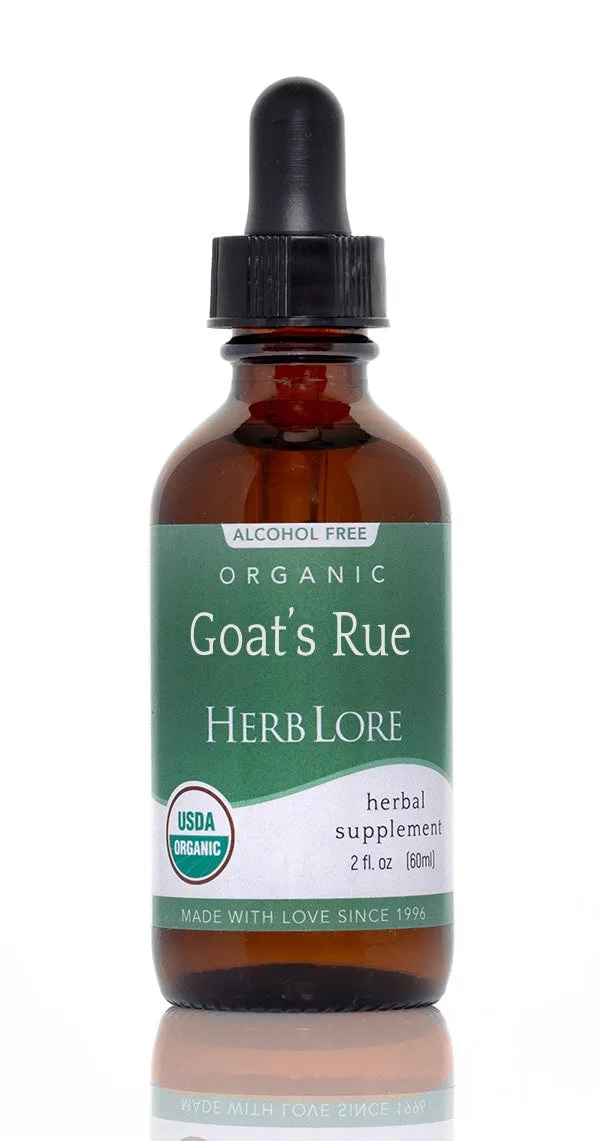 Herblore Goat's Rue Tincture (Non-Alcohol) - Certified Organic
