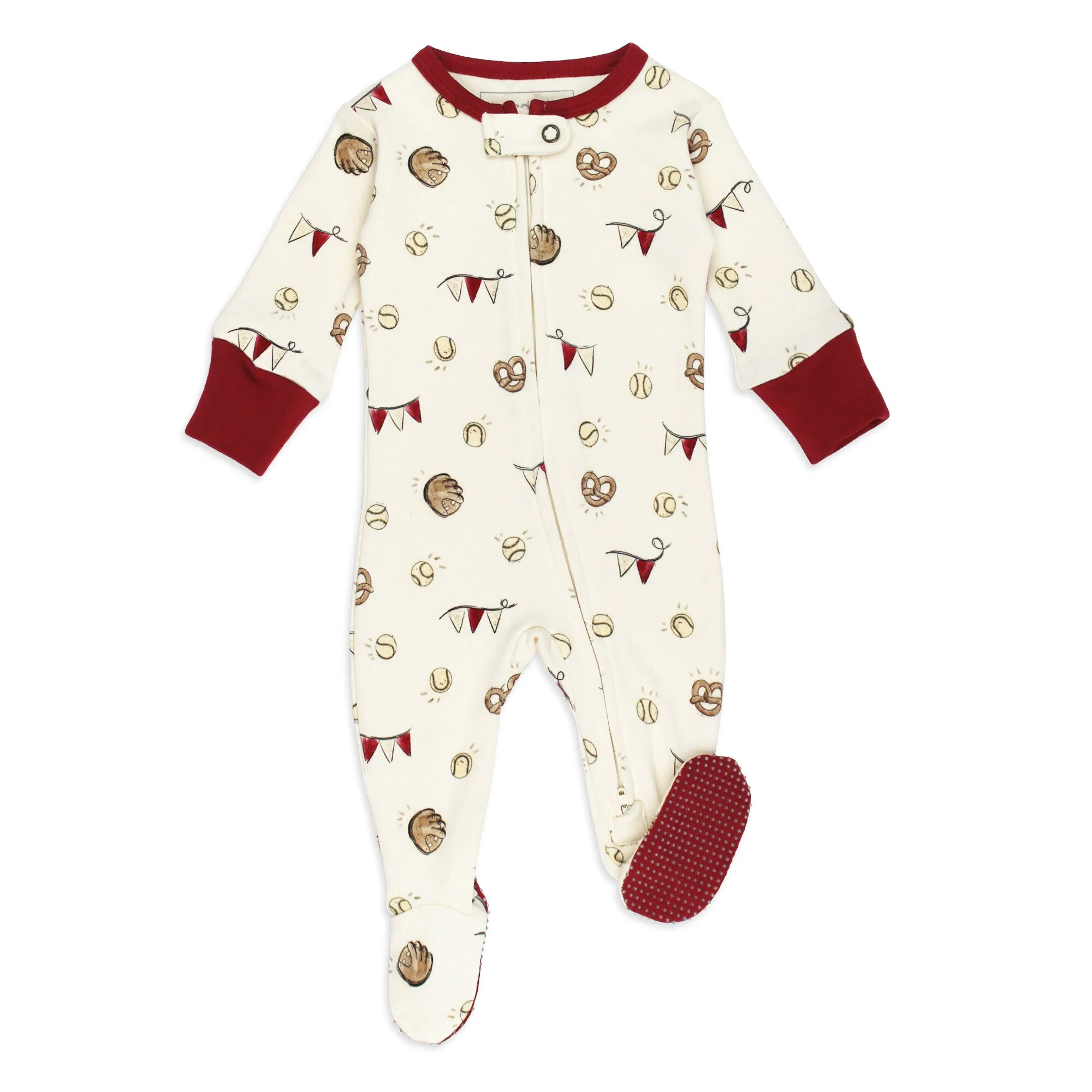 How to Choose the Right Size Organic Cuffed Zipper Footie