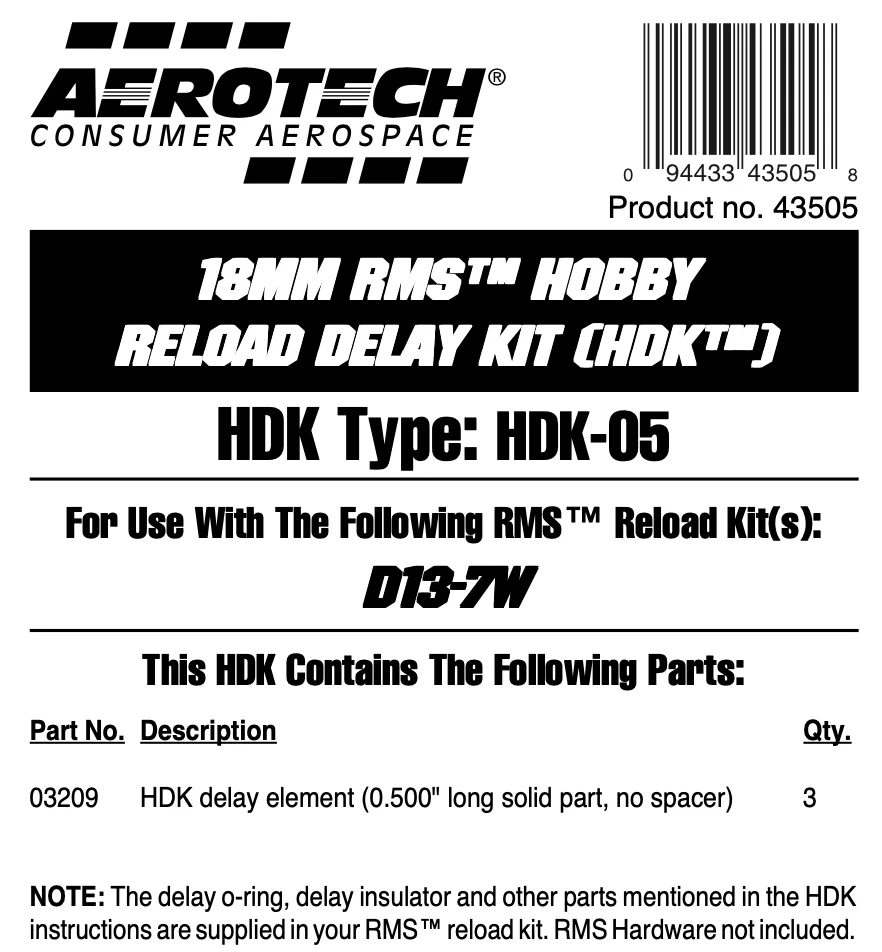 تركيب طقم تأخير الهواية AeroTech HDK-05: خطوة بخطوة