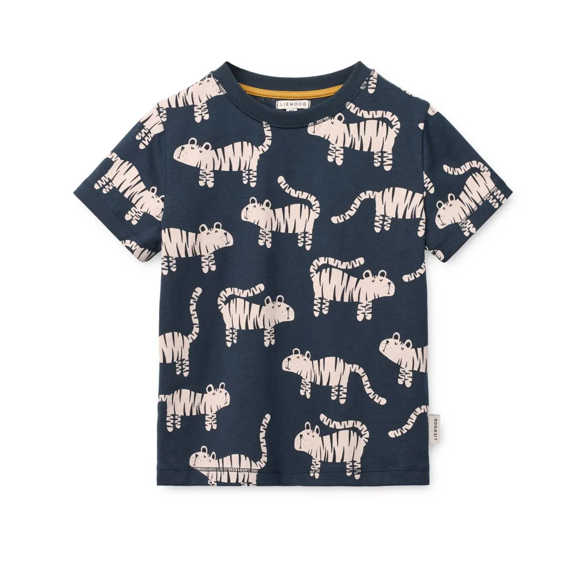 Camiseta de manga corta FRANCIS - Tigre / Azul marino clásico
