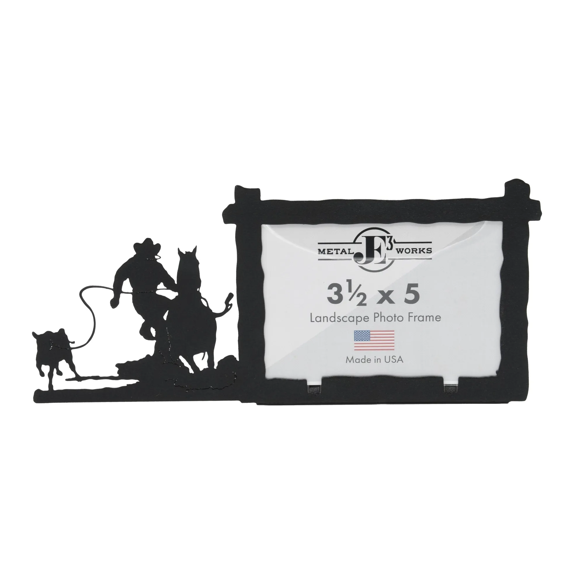 Calf Roping Picture Frame