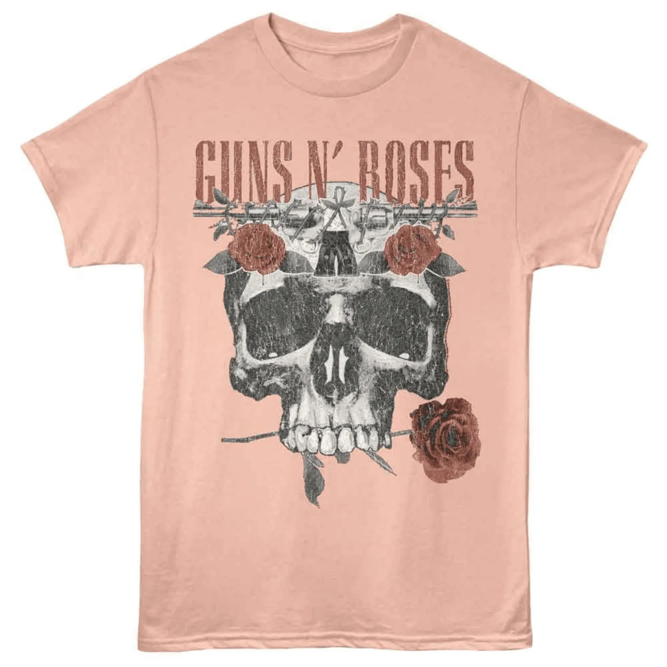 So stylen Sie ein Guns N Roses Schädel-T-Shirt