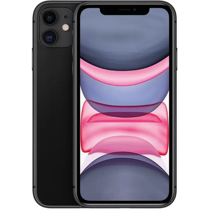 Apple iPhone 11, 64GB, Black - Unlocked (Renewed)