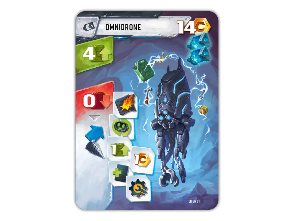 Drillers Omnidrone 프로모 카드 사용법