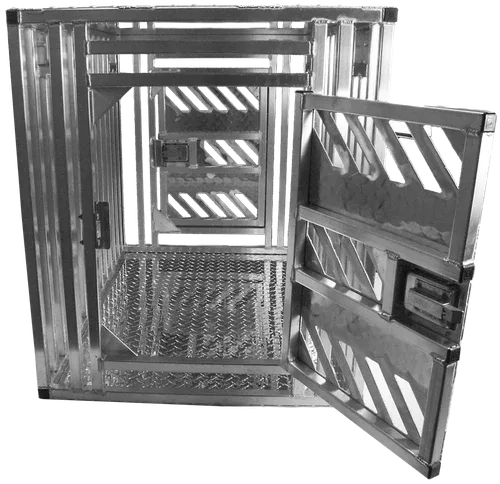 Double Door Full Vent Dog Crate (Front/Back)