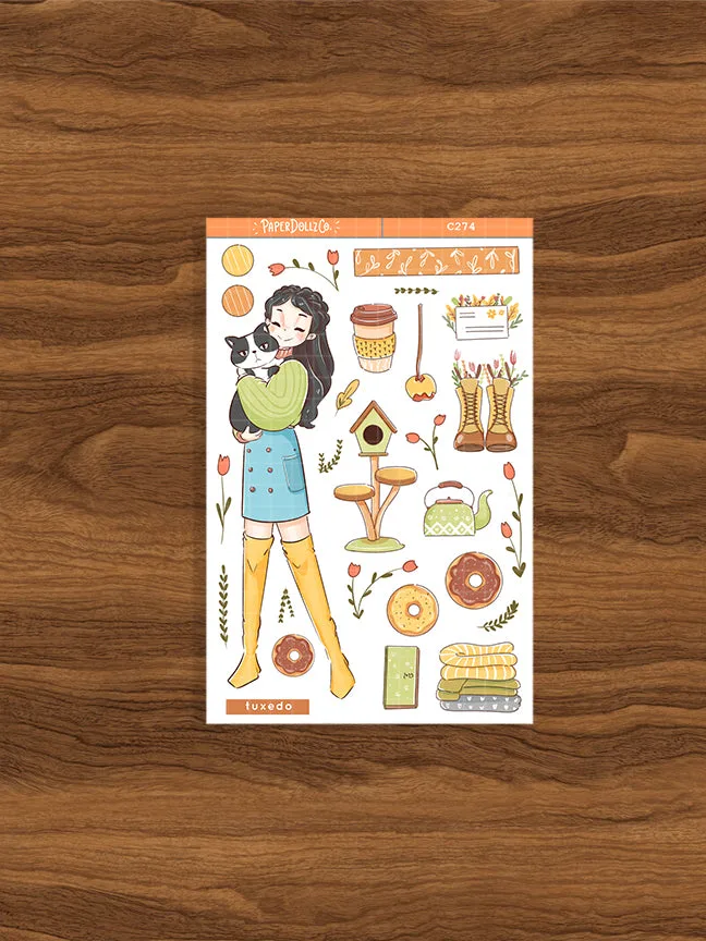 How to Create a Minimalist Planner Spread With PaperDollzCo Stickers