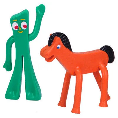 Gumby & Pokey Set: Retro Action Figures for Play