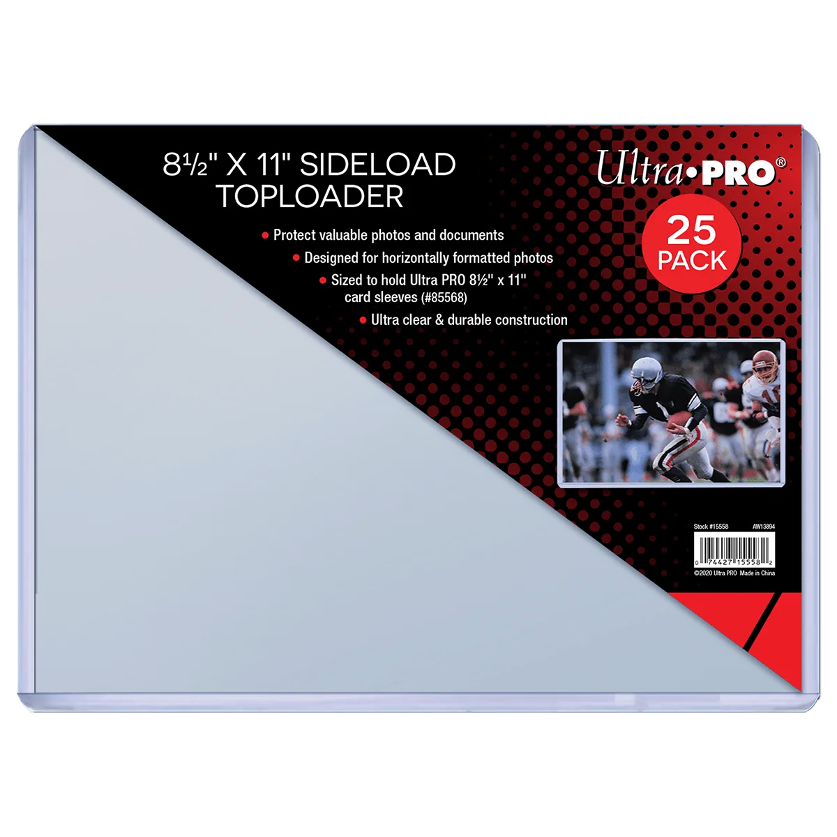 8-1/2" x 11" Side Load TOPLOADER® Sleeves (25ct)