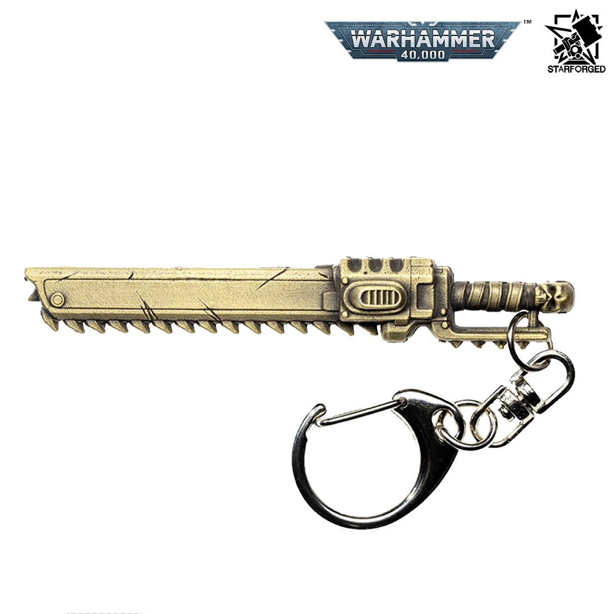 Starforged Warhammer 40,000: Space Marine 2 Titus‘s Chainsword Keychain