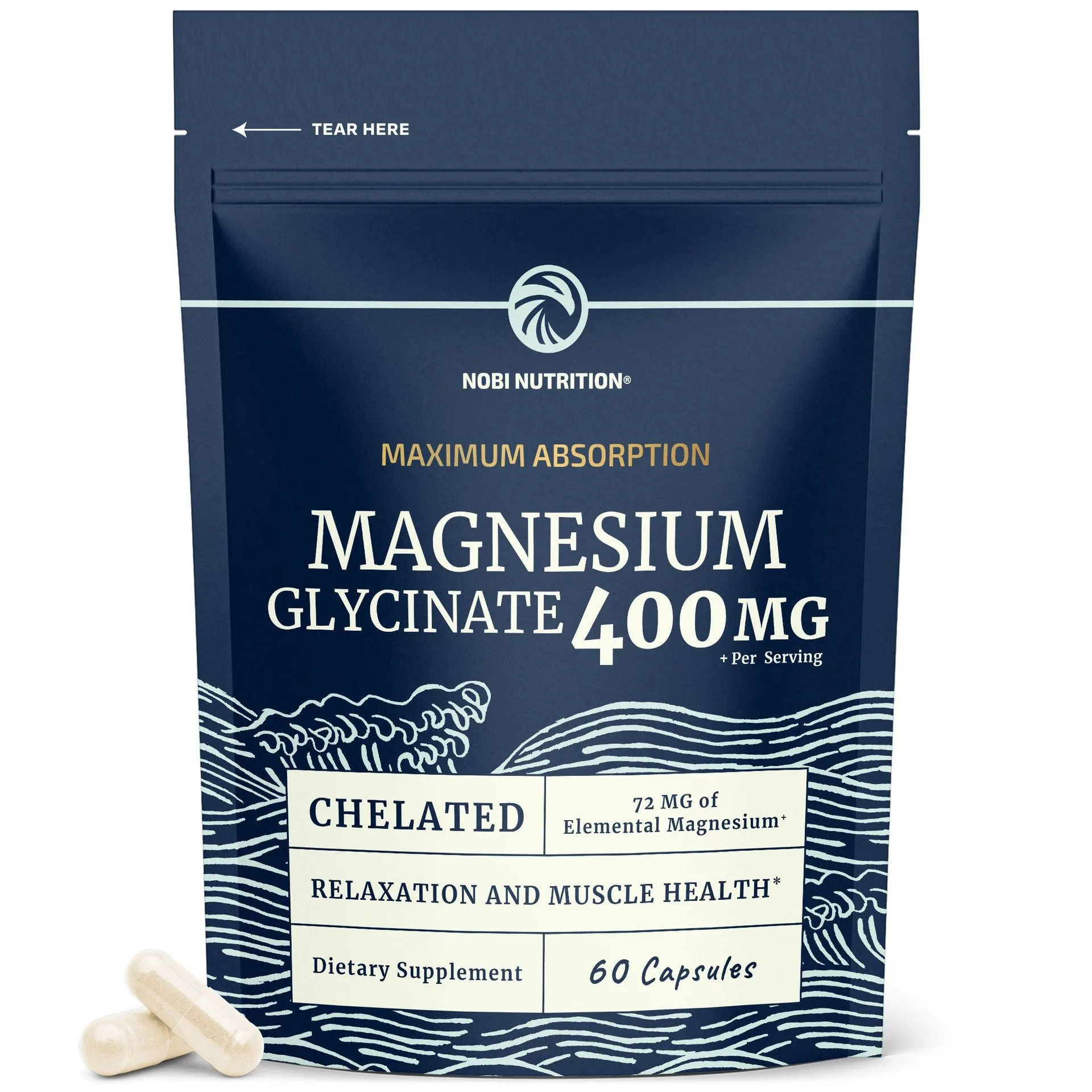 Magnesium Bisglycinate 400mg Capsules
